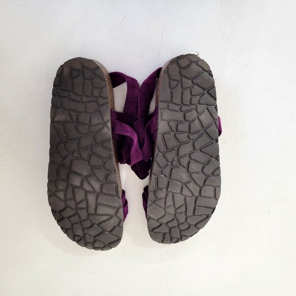 Sundance Tiger Lily Purple Suede Sandals Women's Size 38 US Size 7 - Picture 7 of 7